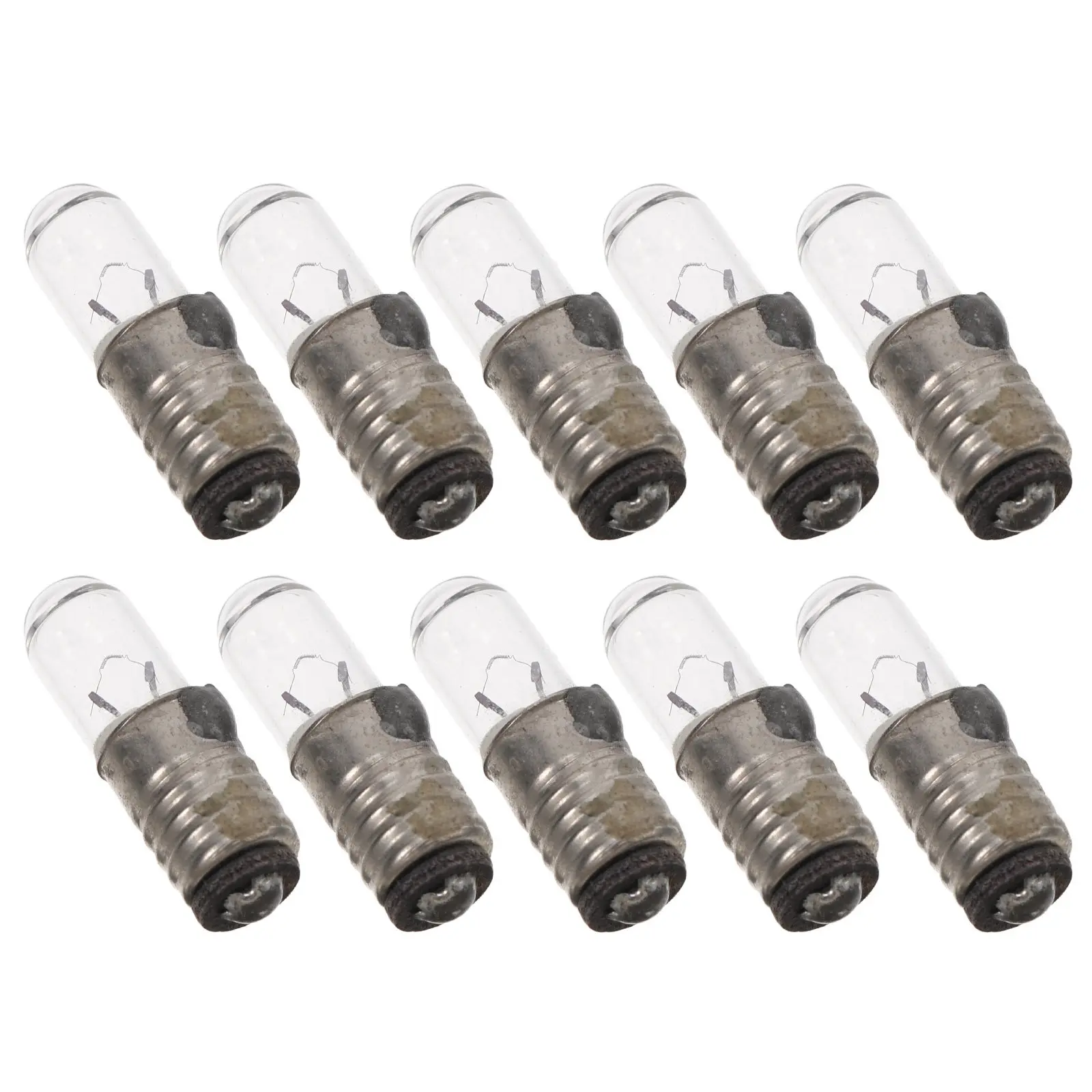 

10 шт. мини-лампочек E5 2,5 В с винтовым цоколем для лампы микроскопа, прецизионных инструментов, маленькие энергосберегающие лампочки для экспериментов