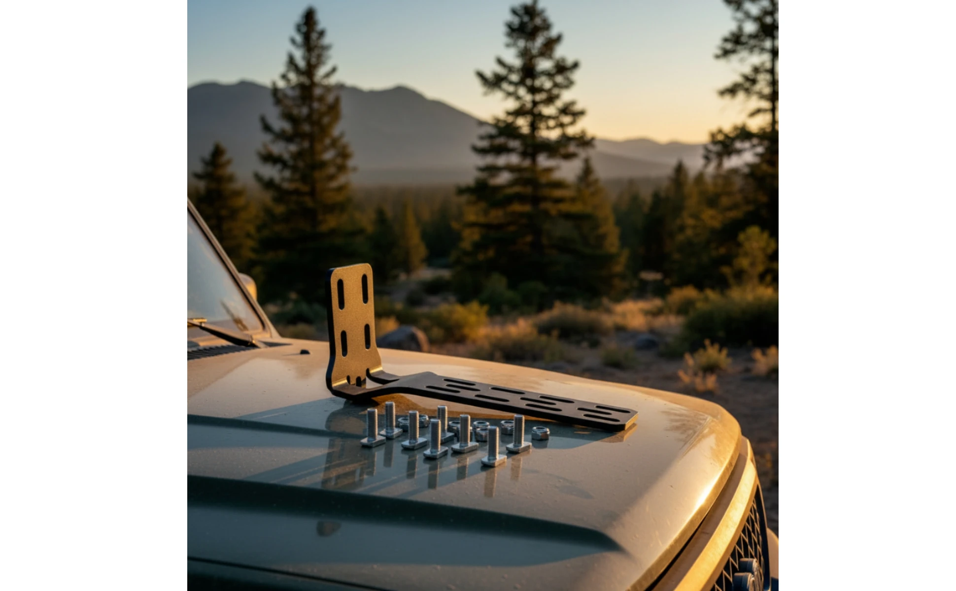 Mounting Bracket with Screws Stainless Steel L Bracket Right Angle Brace 90 Degree Strong for Overlanders, Roof Rack, Awning