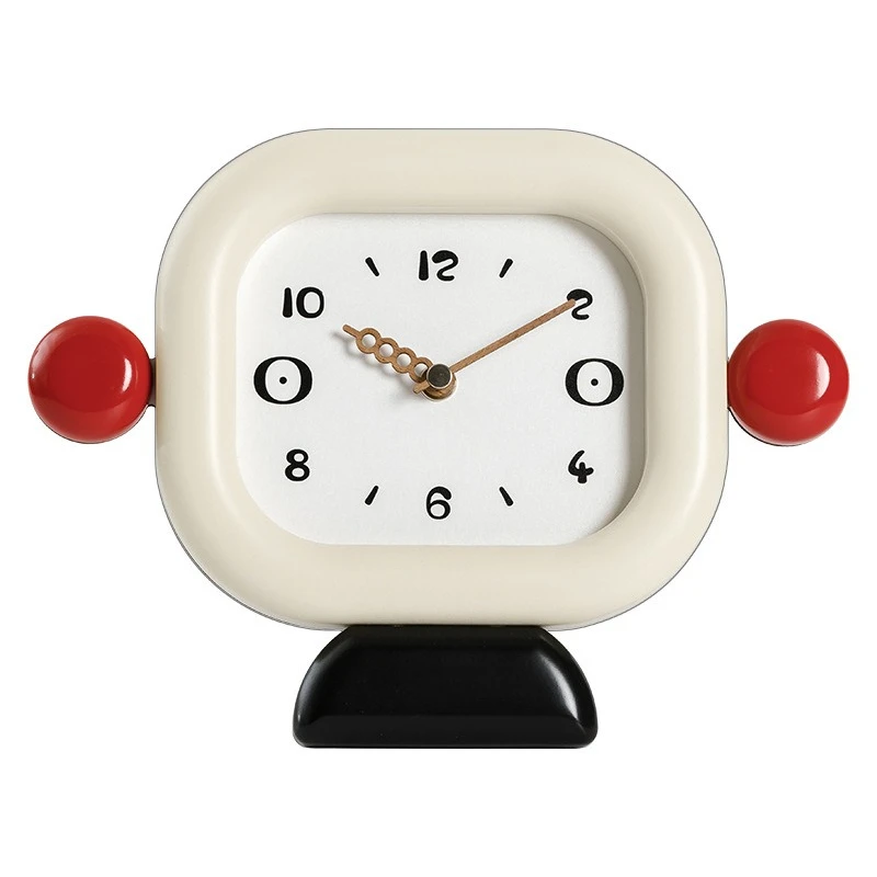

Desktop cream wind clock, entrance entrance decorative ornament TV cabinet