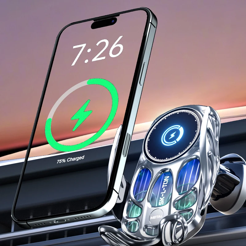 ل وحدة Changan UNI-T 2020-2025 تصفيف السيارة اللاسلكية شحن حامل هاتف المحمول جبل الجاذبية قوس حامل اكسسوارات السيارات