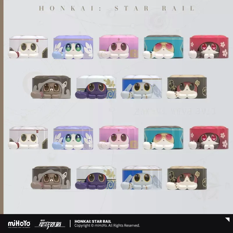 Nieuwe originele MiHoYo Honkai: Star Rail Ruan Mei Creature Pet Diary Minifiguur Vol.2 Ornament Collectie Speelgoed Verrassing Trendy Cadeaus