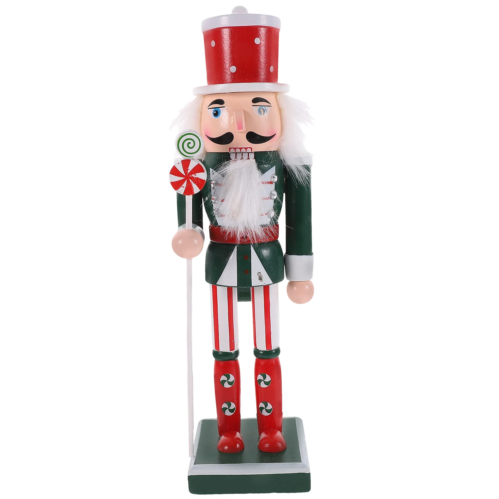 

Decorations Nutcracker Soldier Wood Ornaments Craft Holiday Small Walnut Christmas Nutcrackers Figures Man