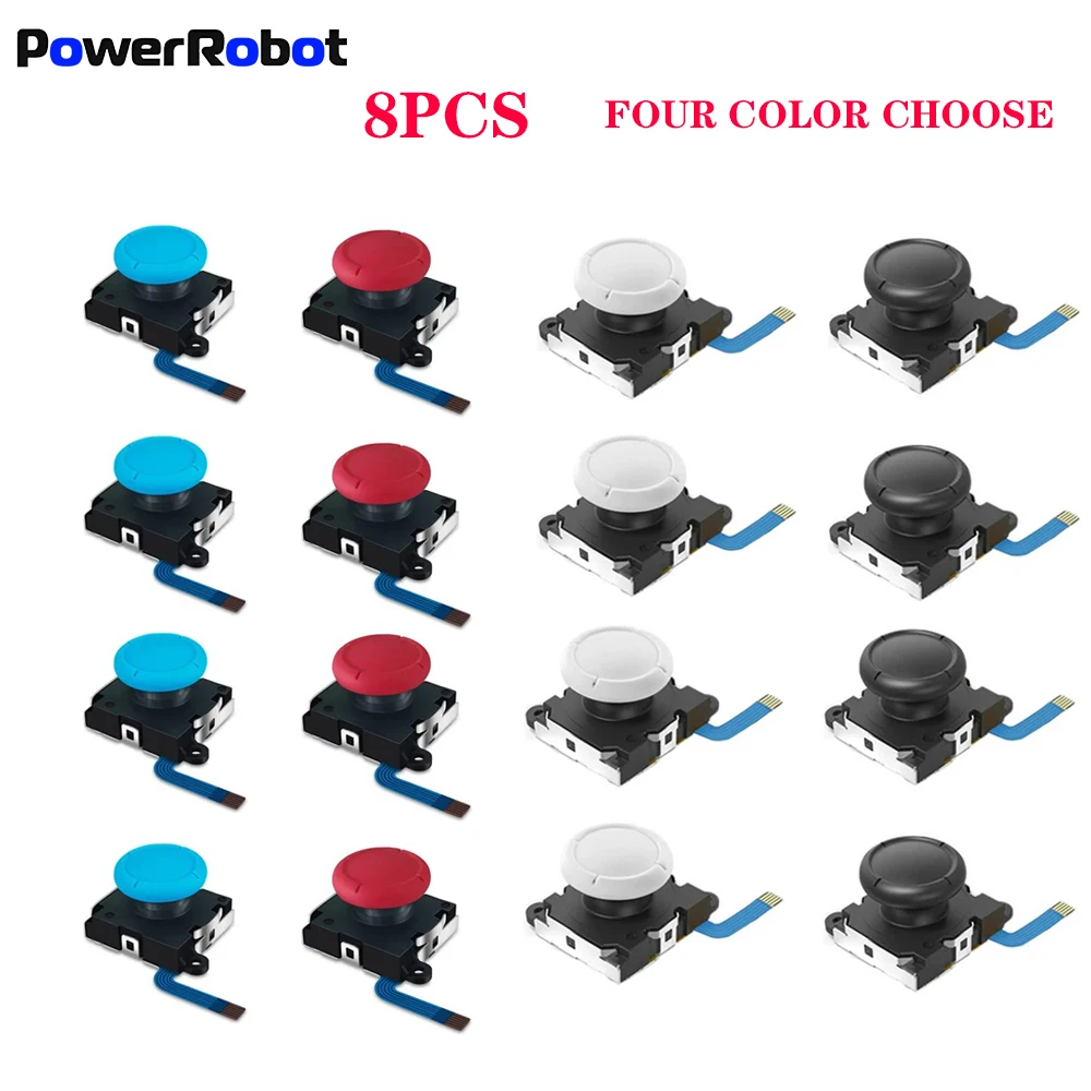 

8PCS 3D Analog Joystick Replacement for Nintendo Switch/OLED/Lite JoyCon Thumb Stick Controller Repair Parts Accessory