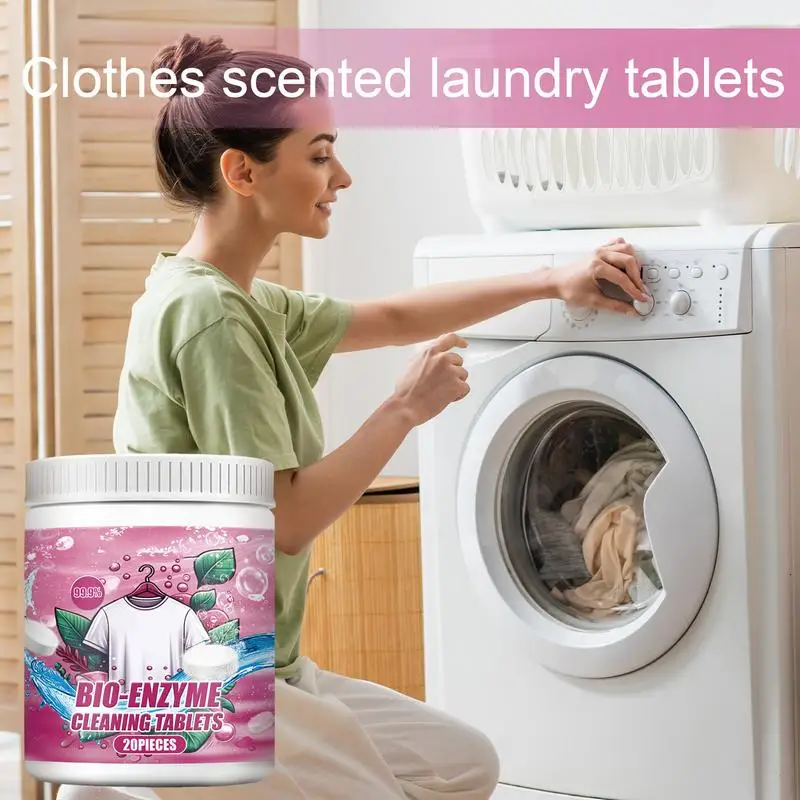 Clothes Cleaning Tablet Multi-Functional Quickly Dissolves Cleaning Tablet Quickly Dissolves Scented Cleaning Tablet Laundry