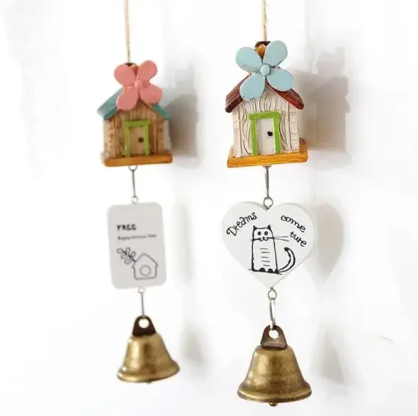 

High Quality Outdoor Garden Decoration Bamboo Wooden Copper Bell Wind Chimes