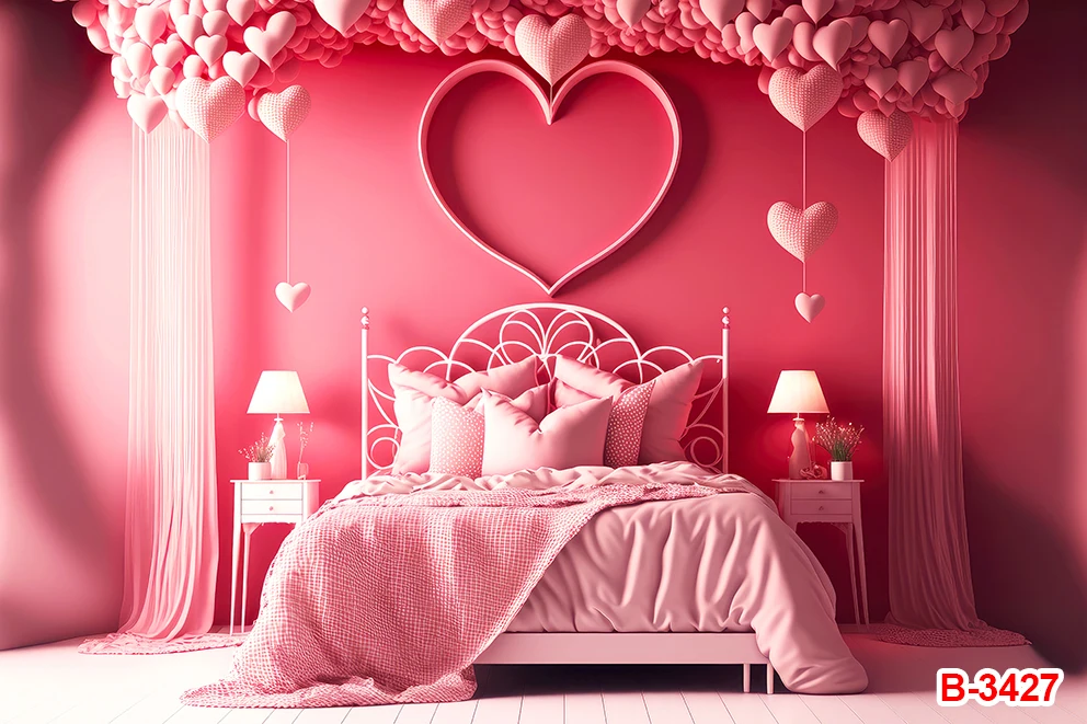 Photography Backgrounds For Valentines Day House Truck Bedroom Love Wedding Marriage Decor Birthday Party Backdrops Studio Photo