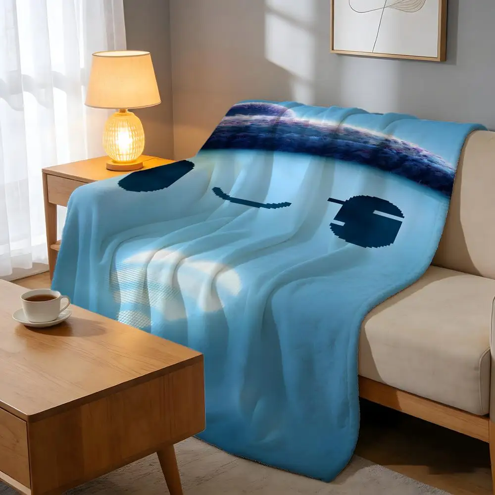 Throw High-Density Short Plush Blanket For Sofa Nap Air-Conditioned Room Soft Skin-Friendly R-Ron G-Gone Wrongs