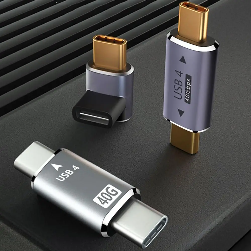 Thunder-bolt3 100W 8K 60Hz Converter USB4 40Gbps OTG Adapter USB C to Type C