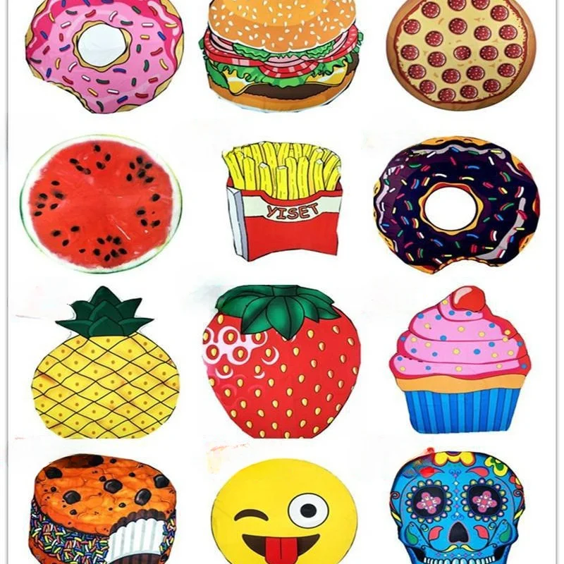 

Полотенце из ультратонкого волокна, приятное пляжное полотенце с изображением инопланетянина десерта, удобная подушка для пляжа, для летнего плавания, допамин, банное полотенце