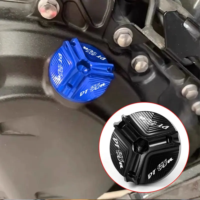 Motorradzubehör CNC Motoröl-Einfülldeckel Ölstopfenabdeckung für YAMAHA DT125R DT125RR DT125 R DT 125