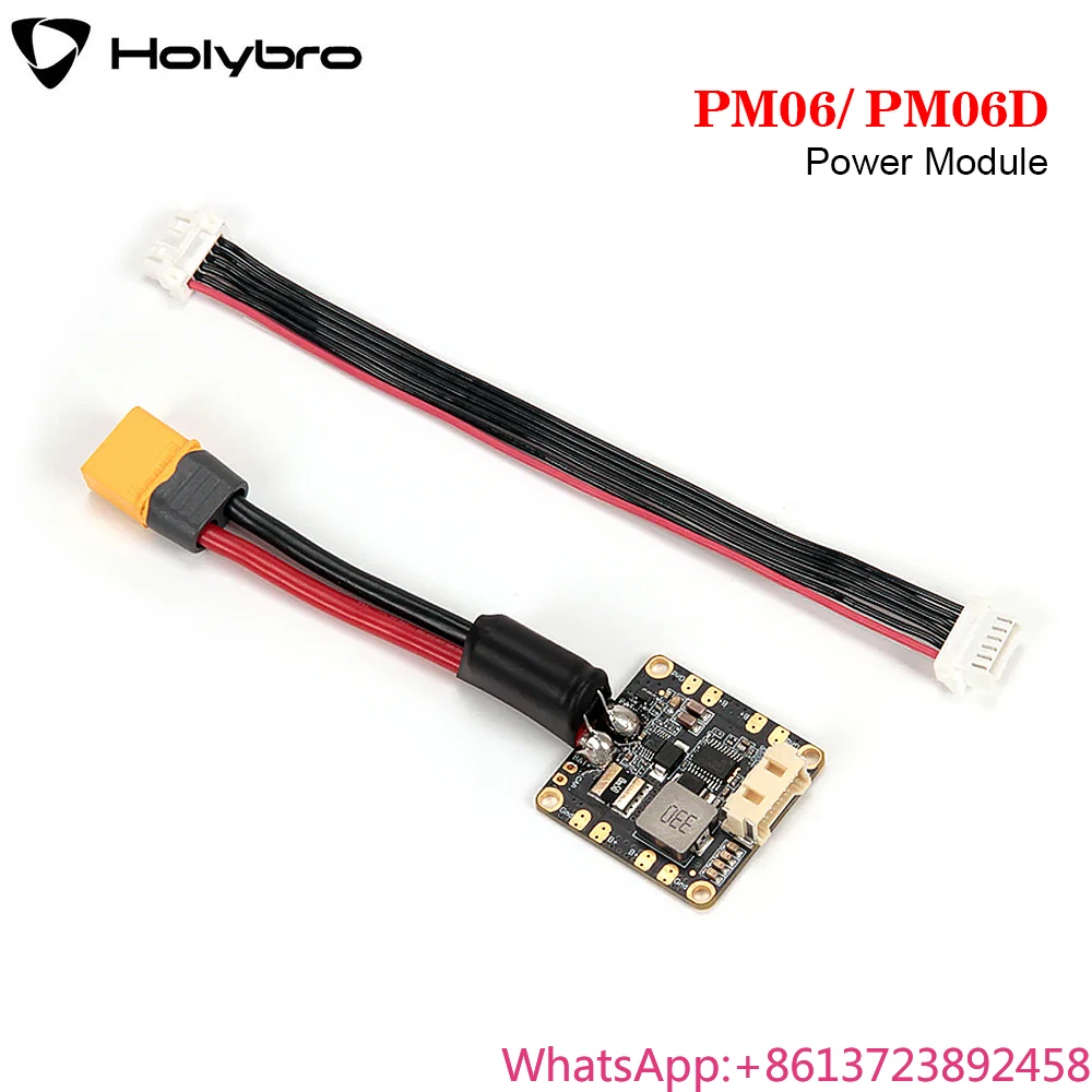 

Holybro PM06 14S / PM06D 14S Power Module 2-14S Input voltage 60A Rated Current For Pixhawk 4 (Mini) Durandal Pix32 RC FPV Drone
