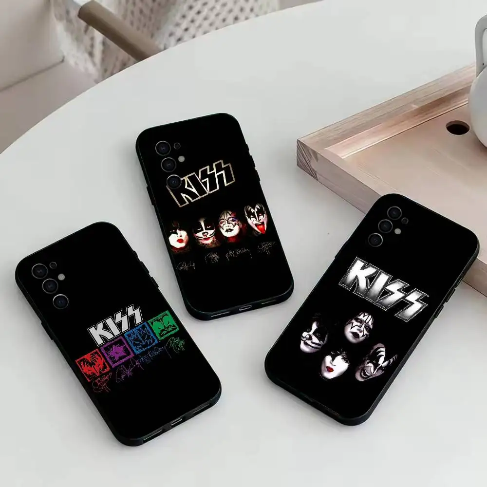 

Band R-Rock K-Kiss Phone Case For Samsung S25,S24,S21,S22,S23,S30,Ultra,S20,Plus,Fe,Lite,Note,10,Black Cover