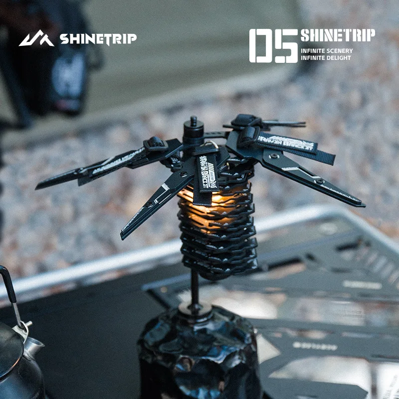 

ShineTrip Outdoor Camping Mecha Light Stand Array Aluminum Alloy Multifunctional 19/38 Light Tactical Light Stand Lampshade