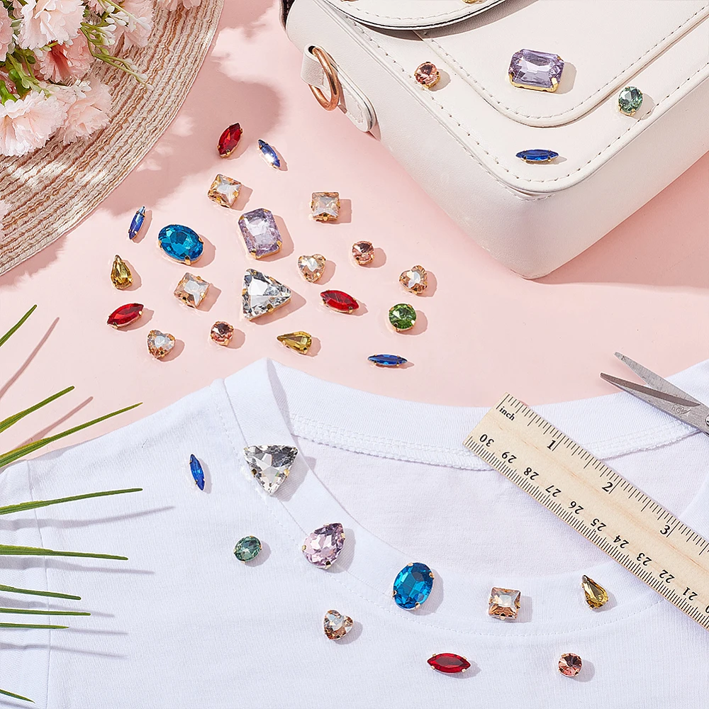 50 piezas de diamantes de imit - Sewing Garments reseña y precio