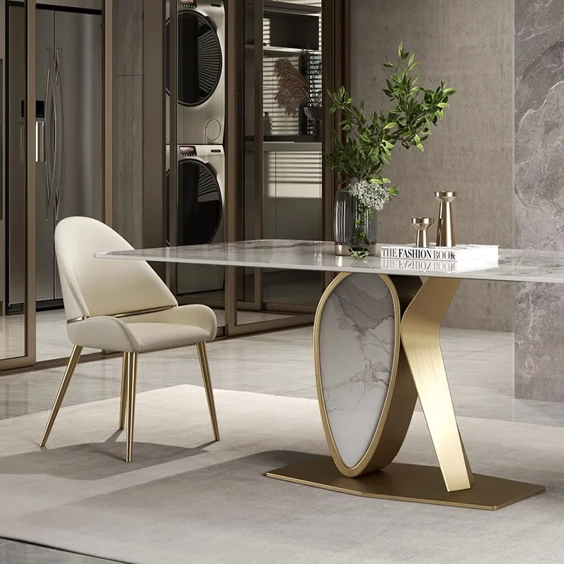 Nordic Velvet Dining Chair, Modern Office Design, Couro Gold Sillas, Comedores, Móveis de Cozinha, Salão, Branco, LK50CY