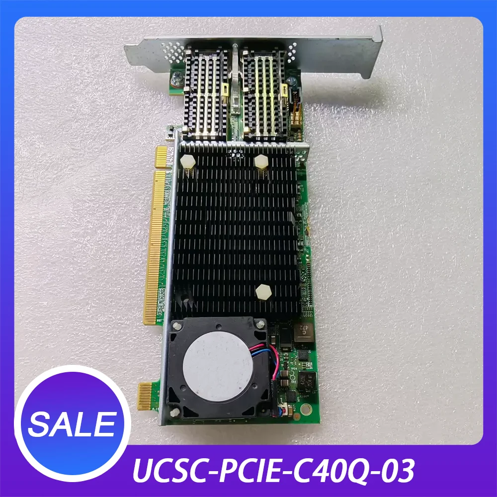 

Сетевая карта для сервера 40G UCSC-PCIE-C40Q-03 V02 68--5350-05 73-16469-005