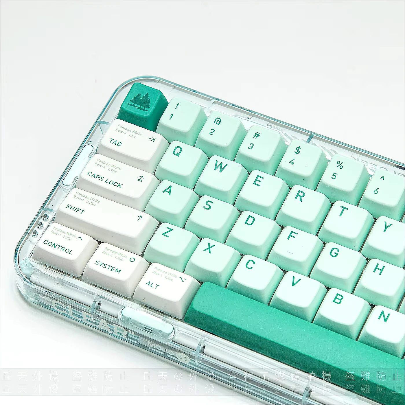 

lost forest keycaps 135 keys MDA height green keycaps fresh pbt material heat sublimation ningzhi K75 61 68 84 87 980