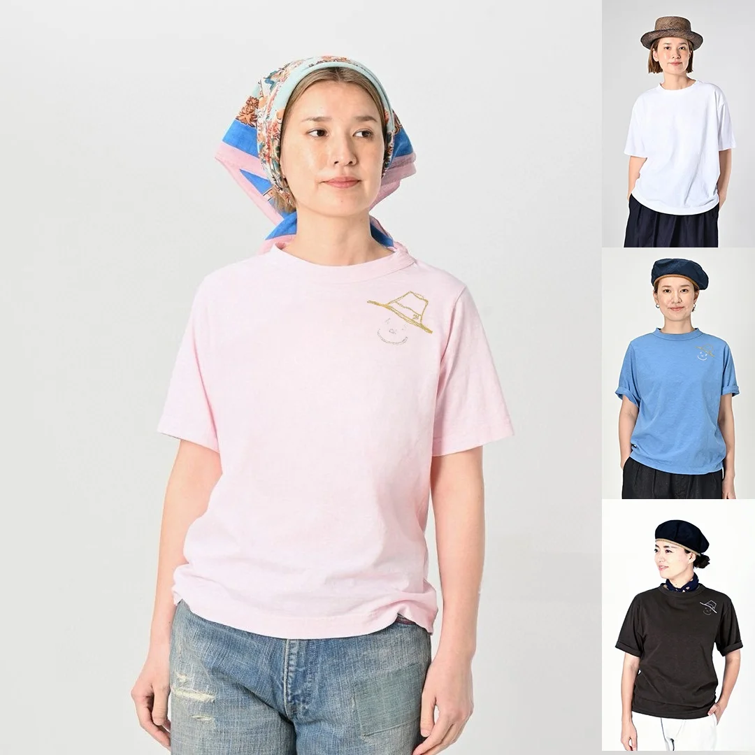 

Nya Japanese Sle Face Cotton T-irt Casual ex Bamboo Fiber Streetwear Simple Matching Summer Top