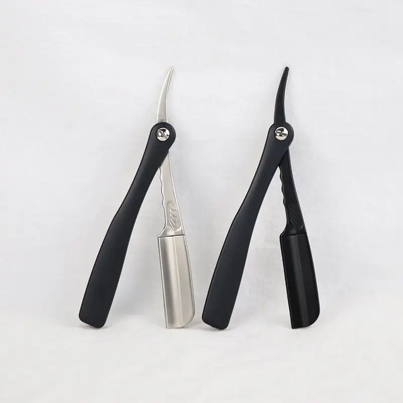 New Arrival Men Shaving Barber Tools Straight Manual Razor Hairdressing Knife Eyebrow Shaving Stainless Steel Straight Razor