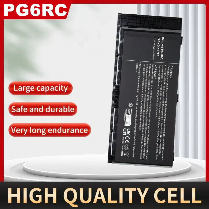 PG6RC Battery For Dell Precision M4600 M4700 M4800 M6600 M6700 M6800 FV993 FJJ4W T3NT1 N71FM  R7PND OTN1K5