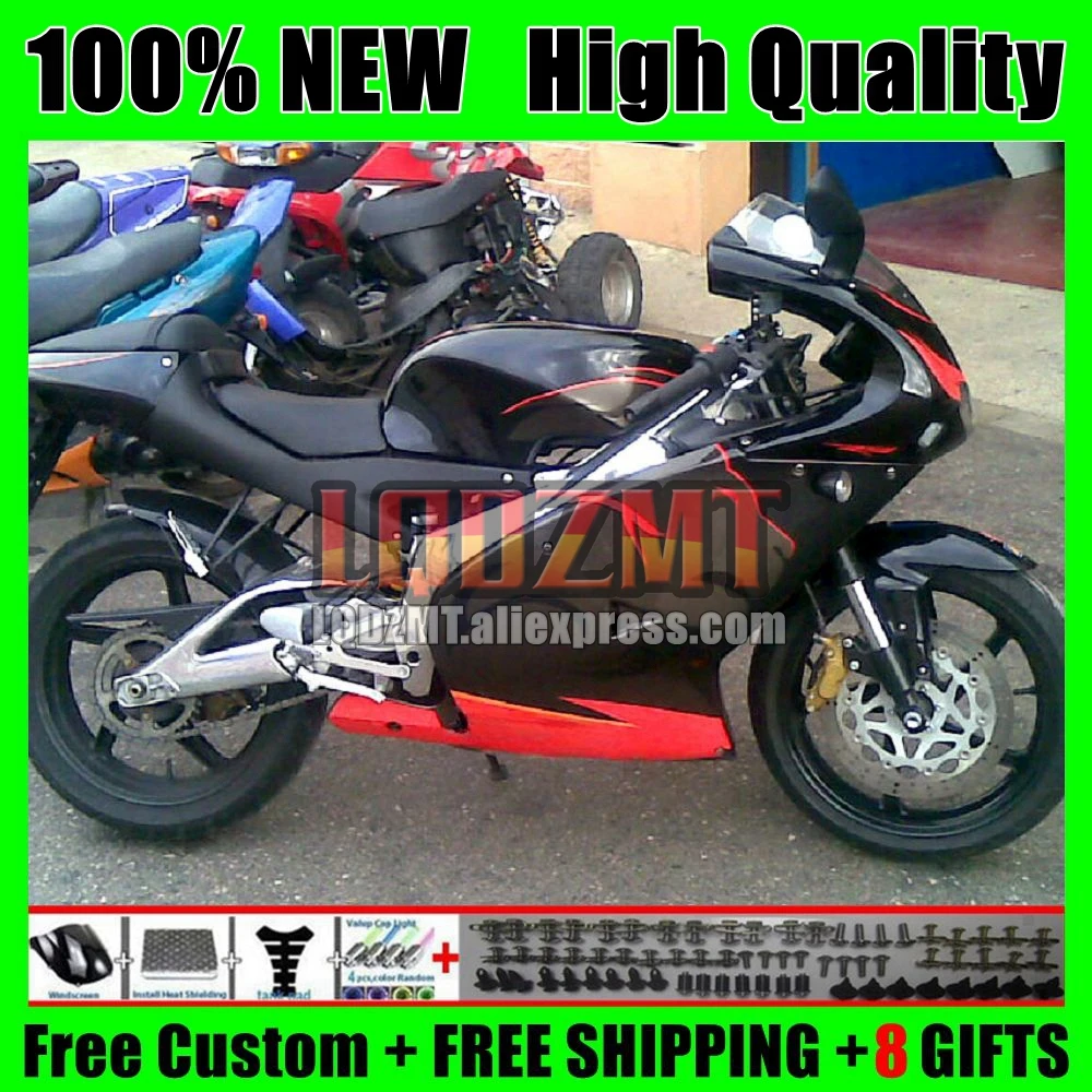 RS250RR For Aprilia RS 250 RS-250 RS250 RR 98 99 00 01 02 03 113No.36 RSV250 1998 1999 2000 2001 Black Grey 2002 2003 Fairing