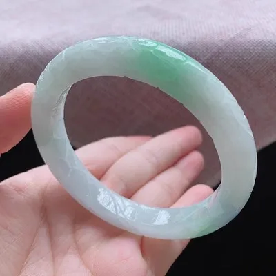 

Браслет из натурального нефрита, 54-62 мм