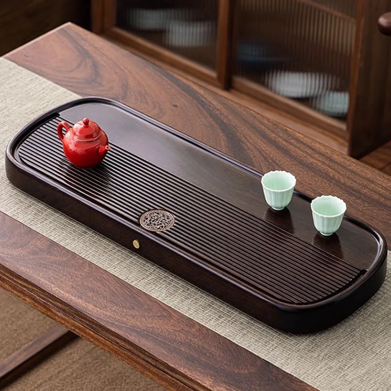 Rectangle Hospitality Tea Tray Serving Decorative Wooden Accessories Luxury Chinese Tea Tray Living Room Bandejas Home Products