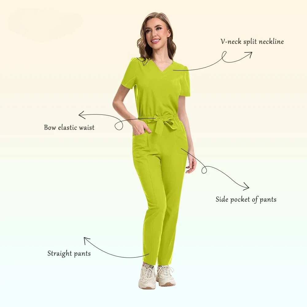 

Больничная униформа, женская медицинская одежда, набор ветеринарных скрабов для домашних животных, эластичный удобный костюм для врача, скраб для ухода за стоматологической клиники, оптовая продажа