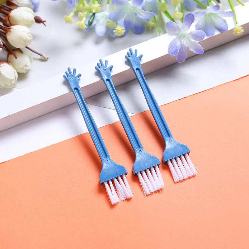 3PCS Plastic Keyboard Cleaning Brush, Garlic Press, Small Brush, Appliance Brush, Grinder Cleaning Brush, mini Brush
