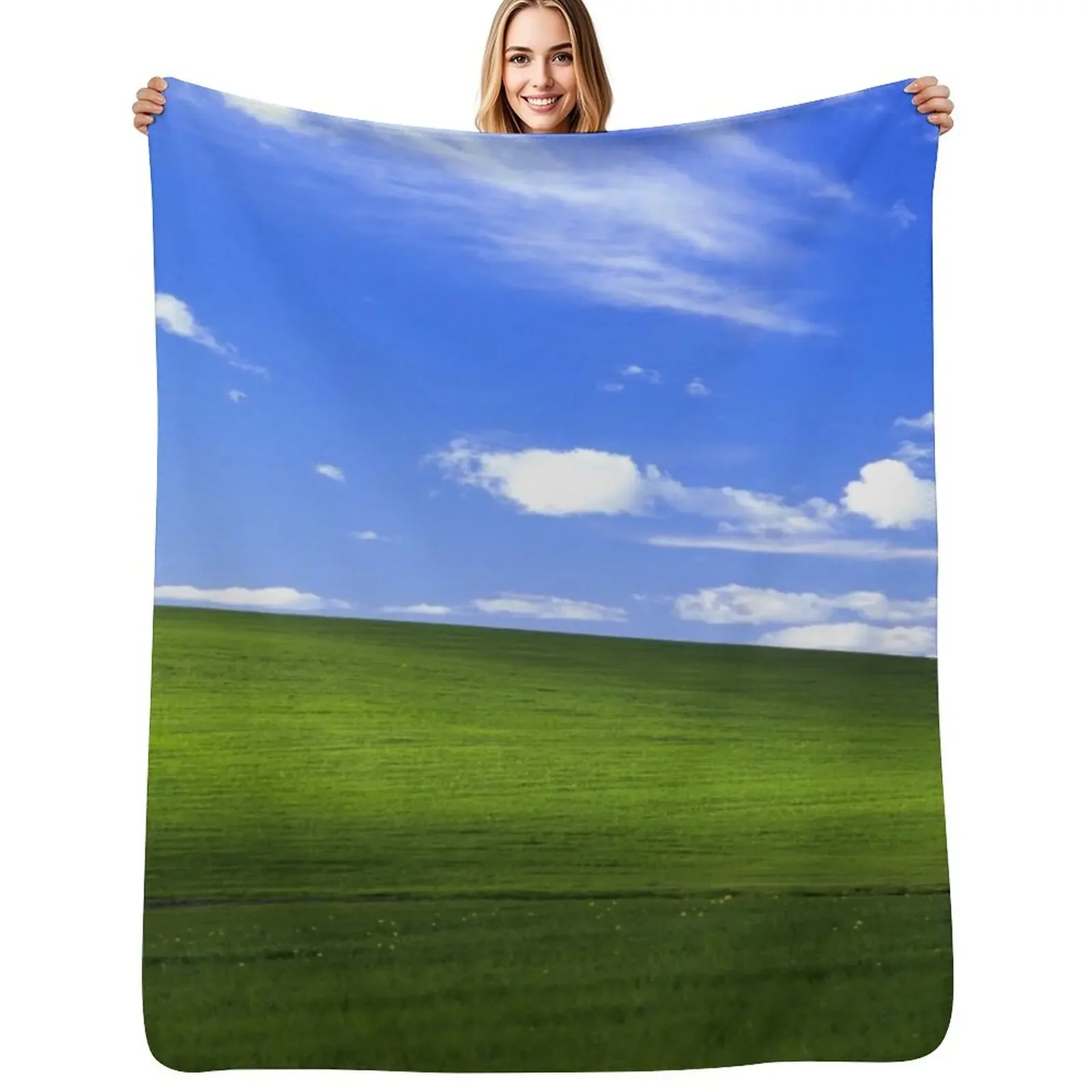 

Blissful Field Throw Blanket Soft Beds For Sofa Thin Bed linens Blanket