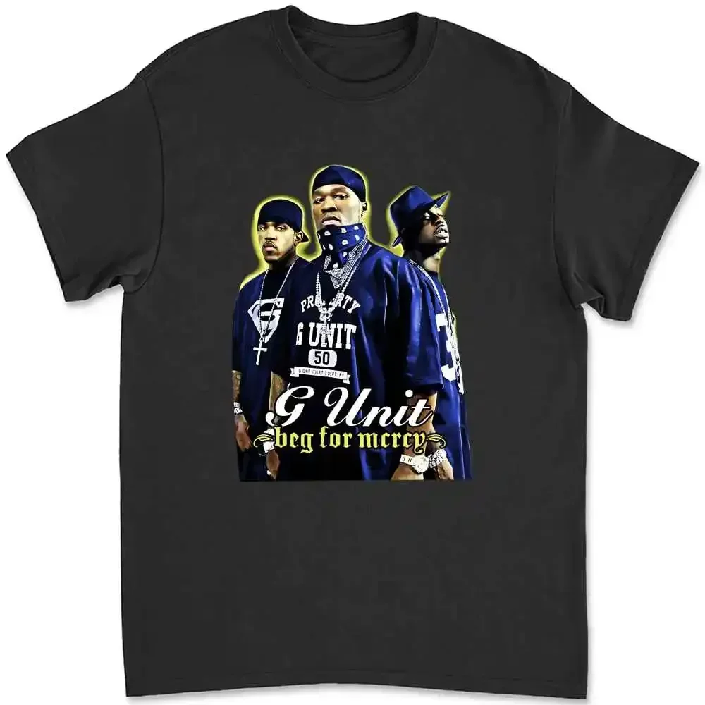 Beg For Mercy Rapper Guerilla G Unit Hip Hop 50 Cent T-shirt GFZS