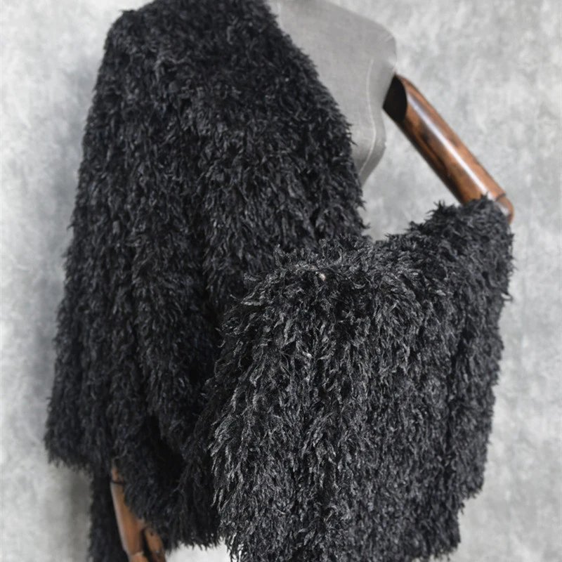 Simulation Feather Fringe Tassel Fabric Soft Stretch Material for Clothing Designer DIY Costume Shooting Background Decoration