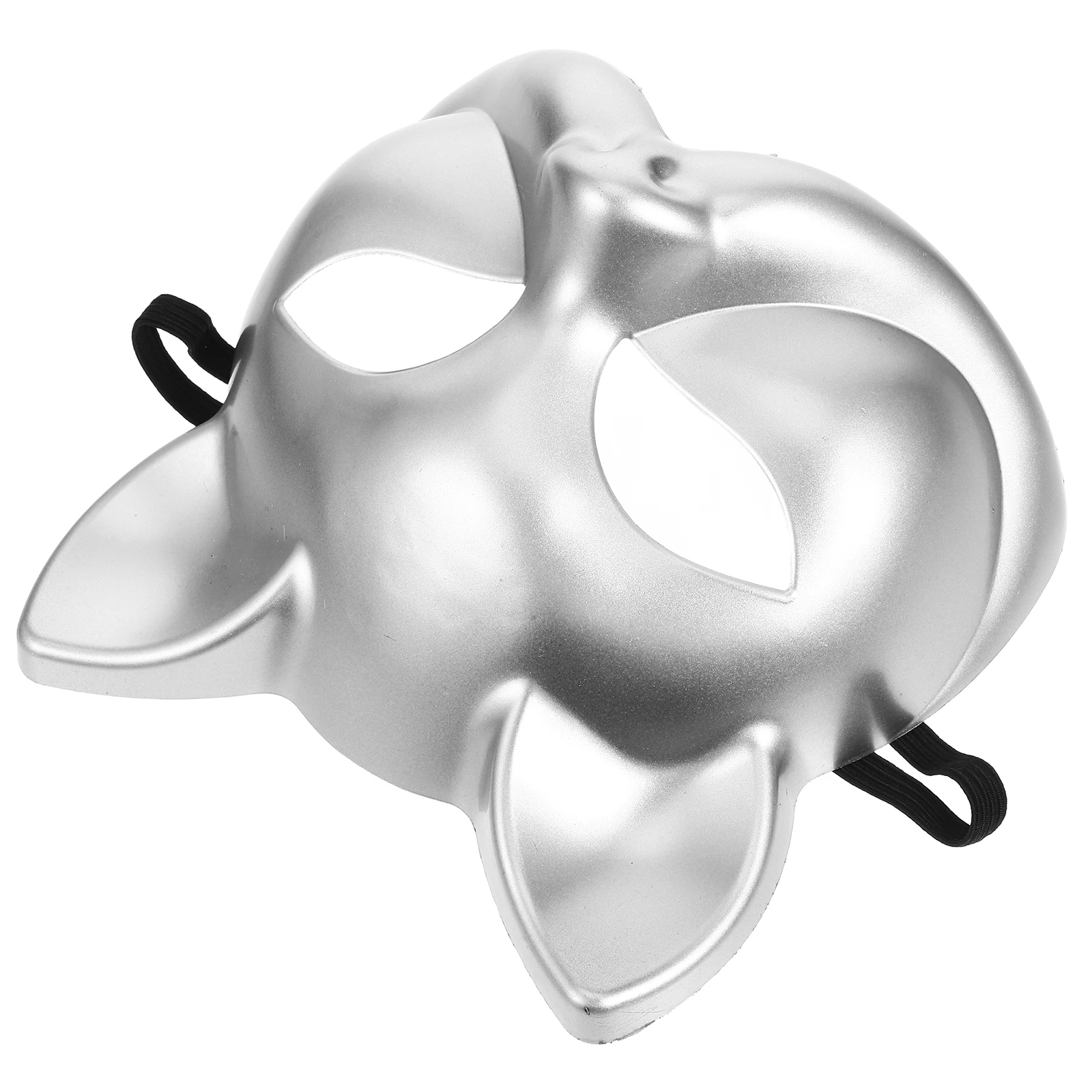 

DIY Blank Cat Masks Halloween Paintable Plastic Creative Design Cosplay Mask Plastic Cat Mask DIY Masks