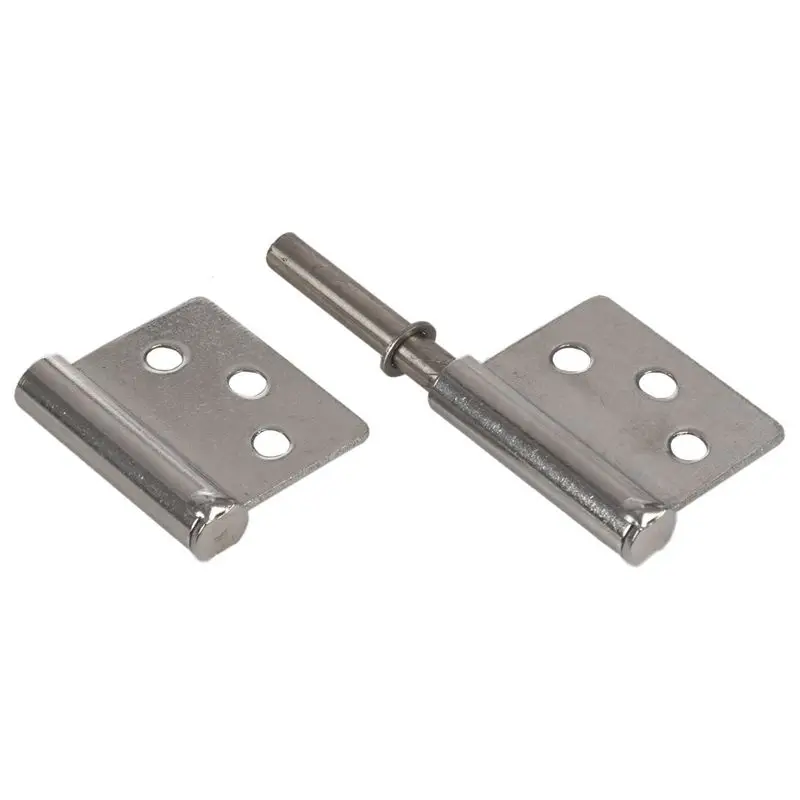A02M-3 Inch Silver Tone Stainless Steel 360 Degree Rotating Window Door Flag Hinge 8 Pieces