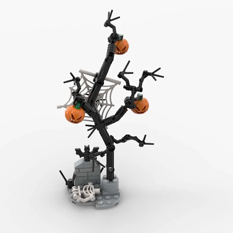 وحدات بناء MOC Brickheadz للأطفال ، ألعاب الطوب ، هدايا الهالوين ، معالج ، شبح ، حصان ، يقطين ، هدية عيد الميلاد