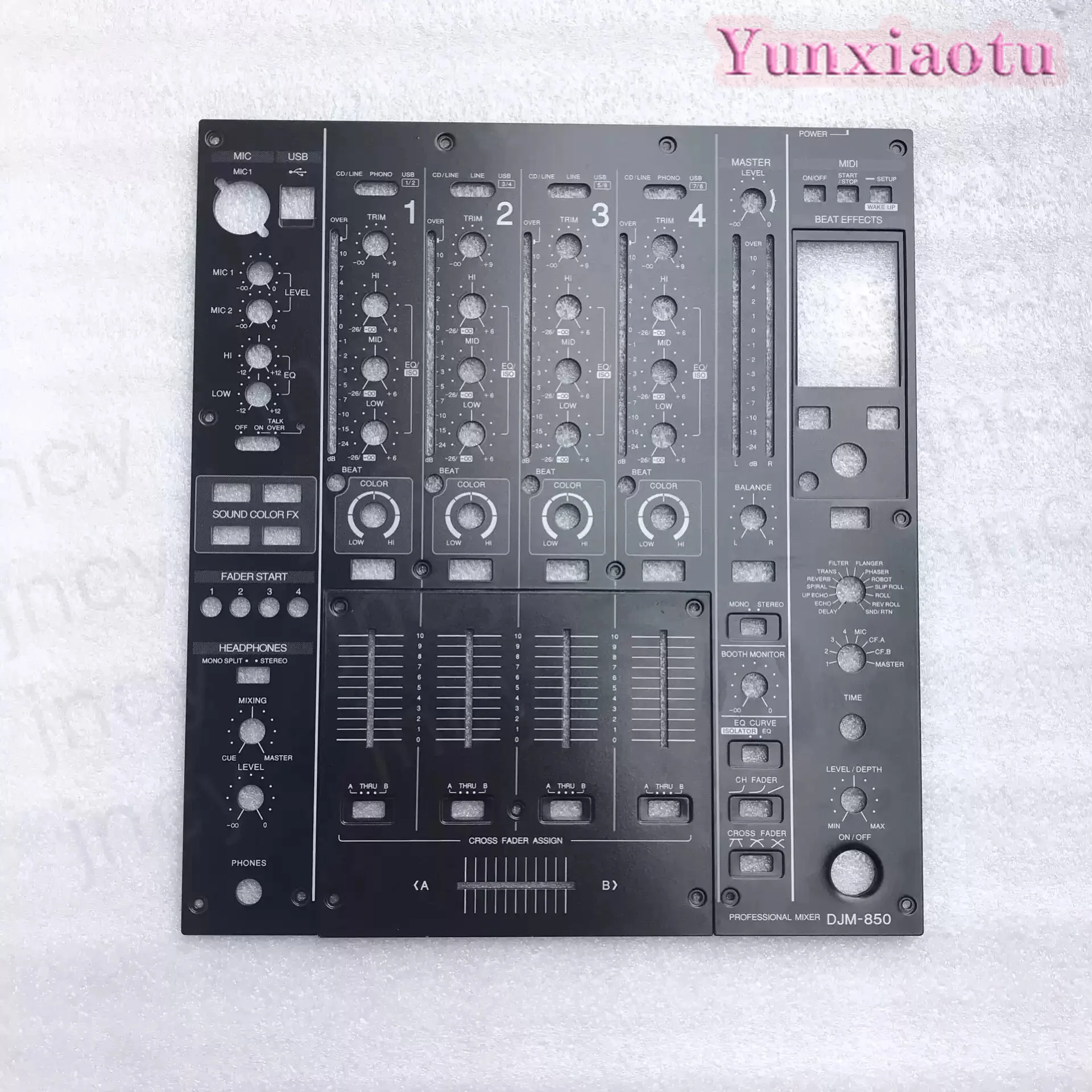 Suitable for Pioneer DJM-850 mixer panel complete set, fader board, iron plate, medium plate, disc player accessories