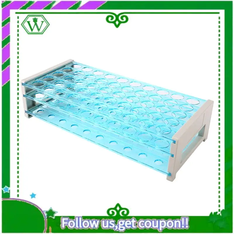 Zuverlässige 3PCS 18Mm 50-Well Ablage Labor Rohr Racks Reagenzglas Racks Zentrifuge Rohr Racks