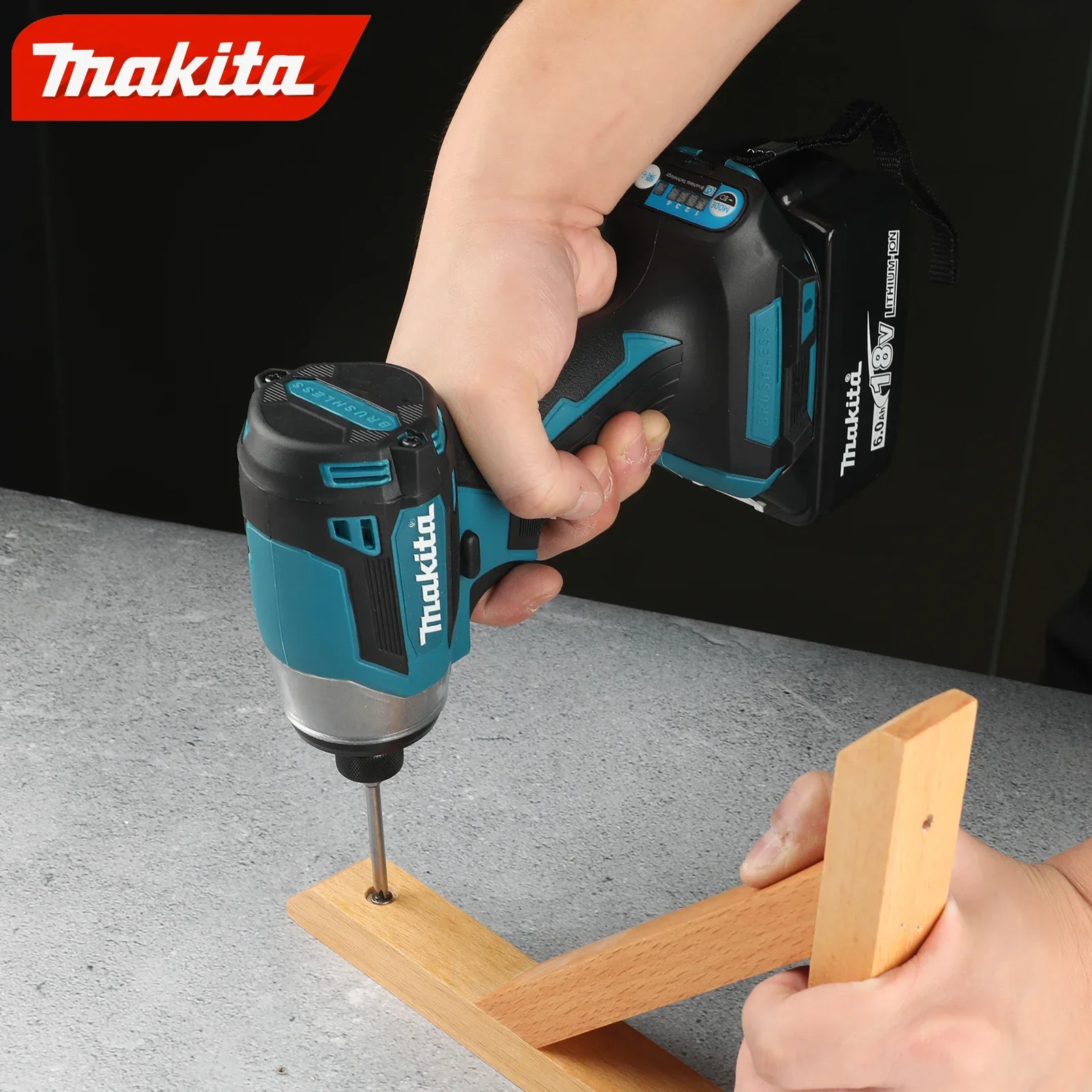 Makita TW004G 630N.m Brushless Screwdriver Machine Cordless Electric Screwdriver Rechargable Drill Driver Tool 18v view 2
