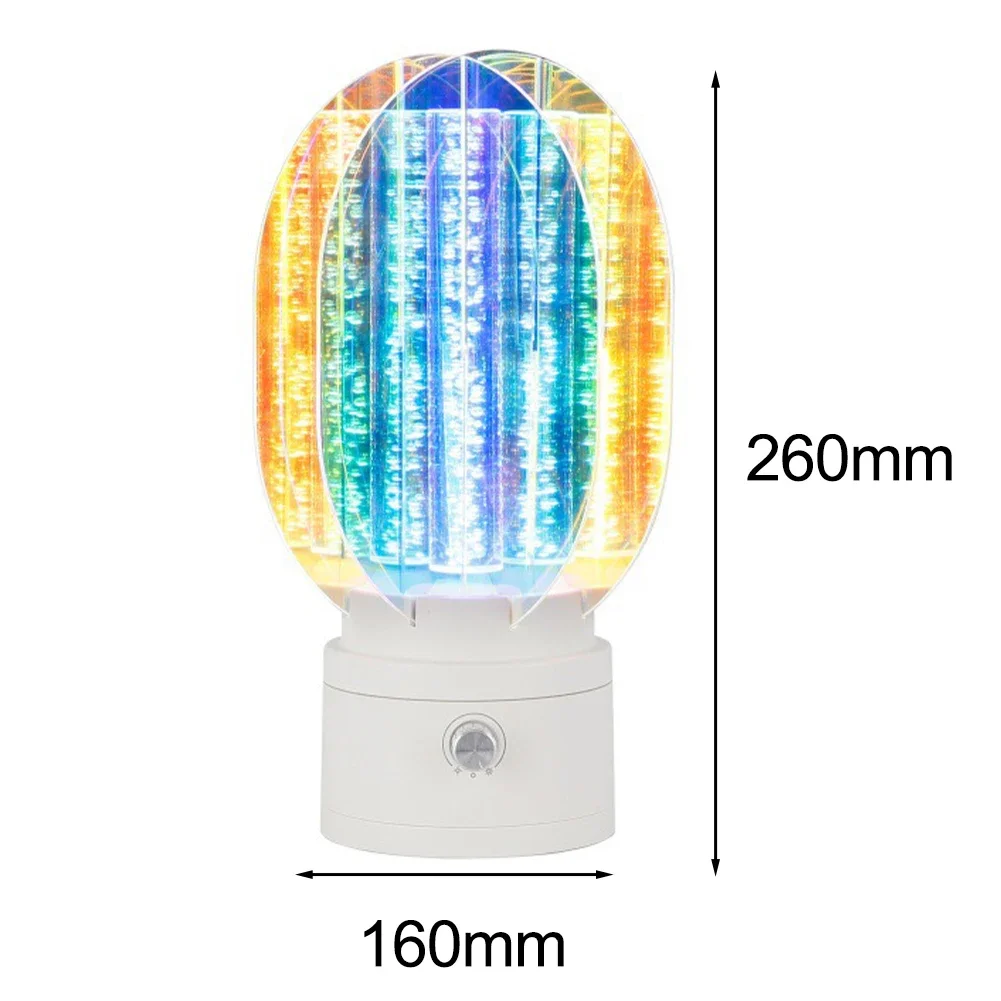 3D Rotating For Aurora Night Light For Romantic Rechargeable Night Light For Home Theater Bedroom Dimmable Soft Glow