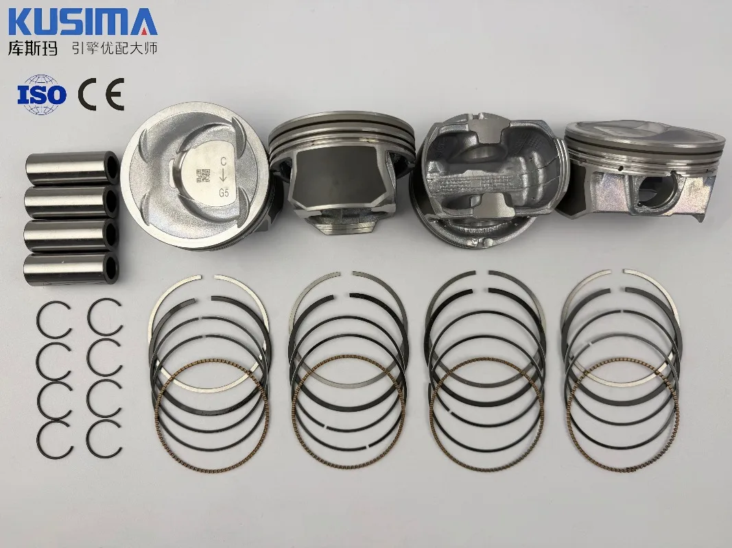 OEM Ga soline Engine Components G4KJ Engine Rings Piston Set for Hyundai Sonata Santa Fe Kia Optima Sorento 2.4L GDI 234102G400