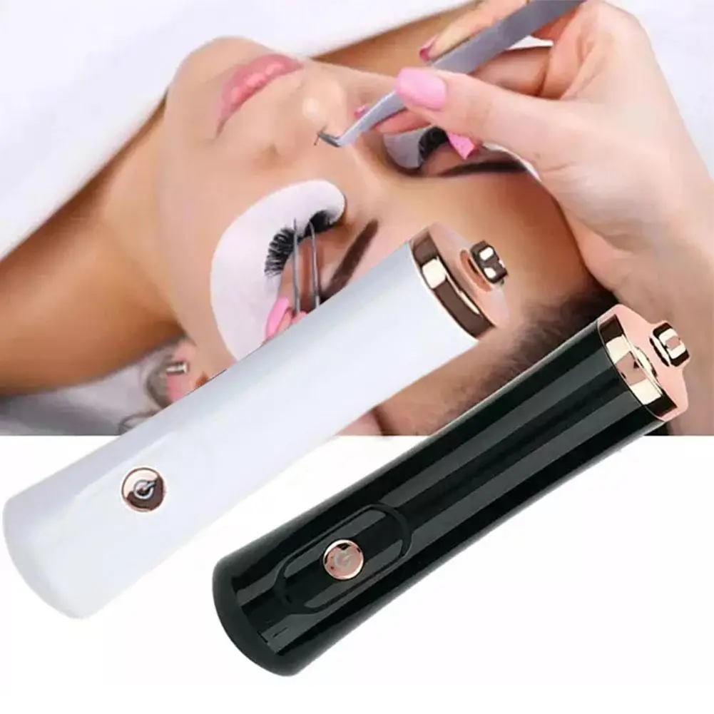 Electric Eyelash Glue Shaker For Nail Polish Tattoo Ink Pigment Liquid Shaking Machine With 2pcs Connector 6pcs Glue Cover A8p1