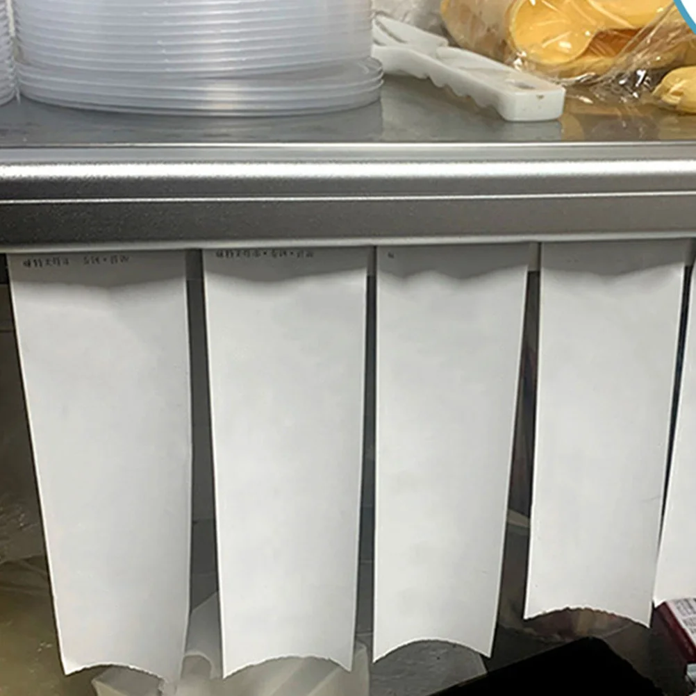Aluminum Receipt Holder Silver Slide Check Rack for Restaurant Kitchen Order Management Food Order Rail for Office Cafe Pub