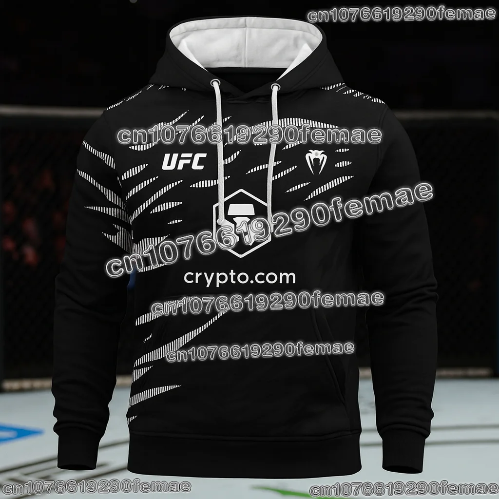 UFC طويلة الأكمام هوديي الرجال التدريب البلوز الملاكمة MMA القتال الأعلى ملابس رياضية كاجوال ملابس يومية ربيع الخريف الشتاء
