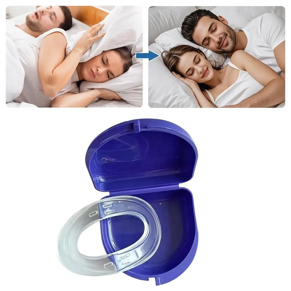 

1pcs Anti Snoring Bruxism Mouth Guard Anti-Snoring Mouthpiece Improve Sleep Teeth Bruxism Sleeping Devices Snoring Stopper