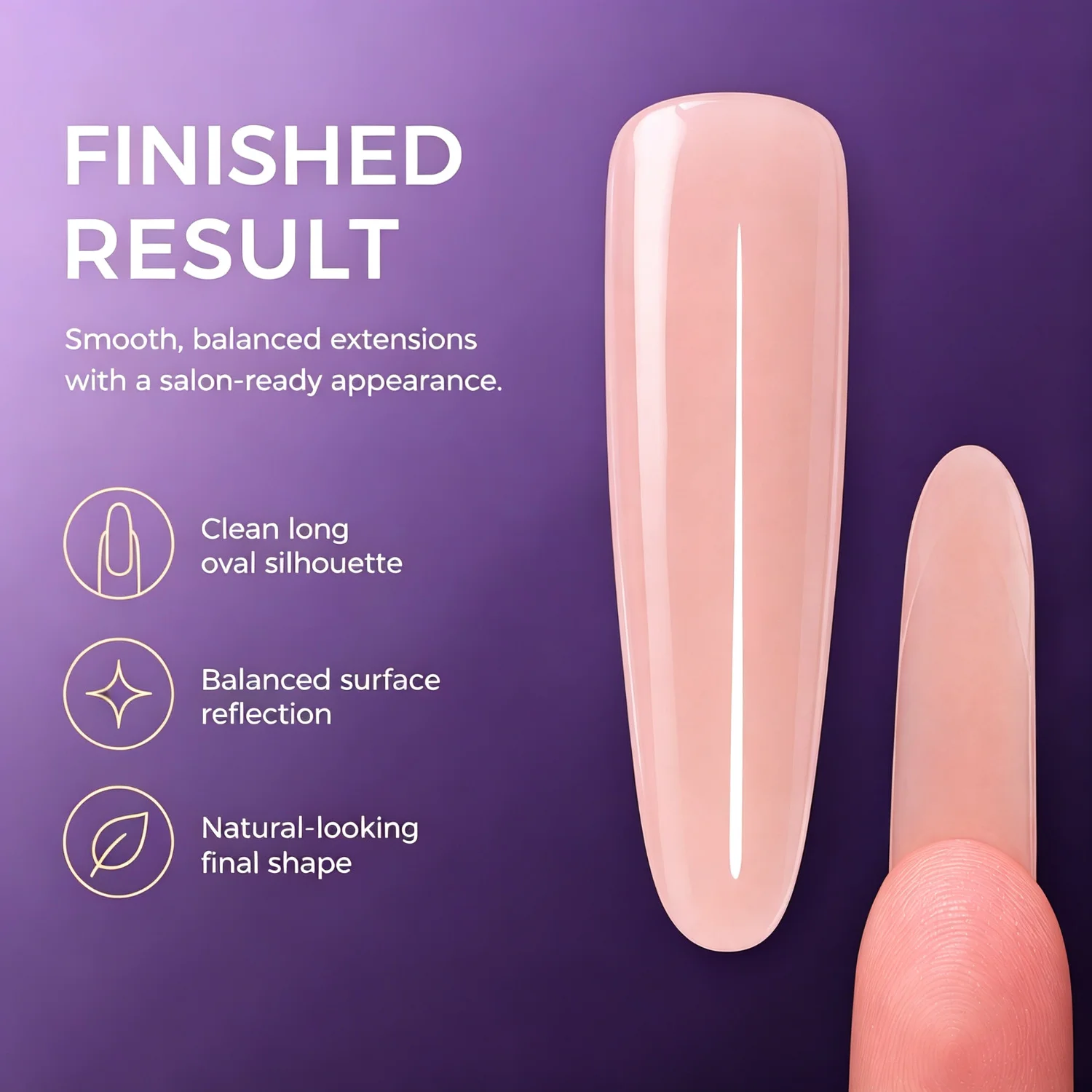 Gorgellux 120pcs New Rocket Top Bottom Dual Forms 15 Shapes Oval Long Oval Clear Sandwich Nail Molds Style Reusable DIY Manicure