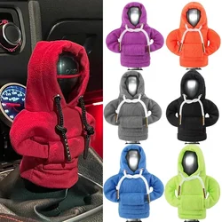 Car Gear Shift Hoodie Cover Shift Cover Gear Handle Decoration Fits Manual Automatic Universal Car Shift Lever Interior Decor