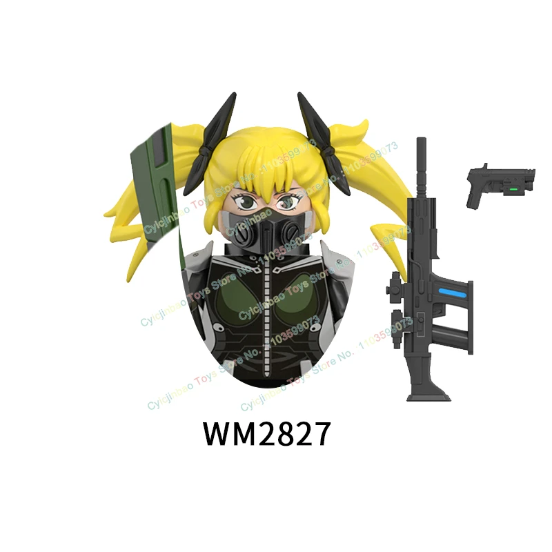Hot Anime Accessories Bricks Collection Educational Halloween Building Blocks Christmas Gift Toys For Children