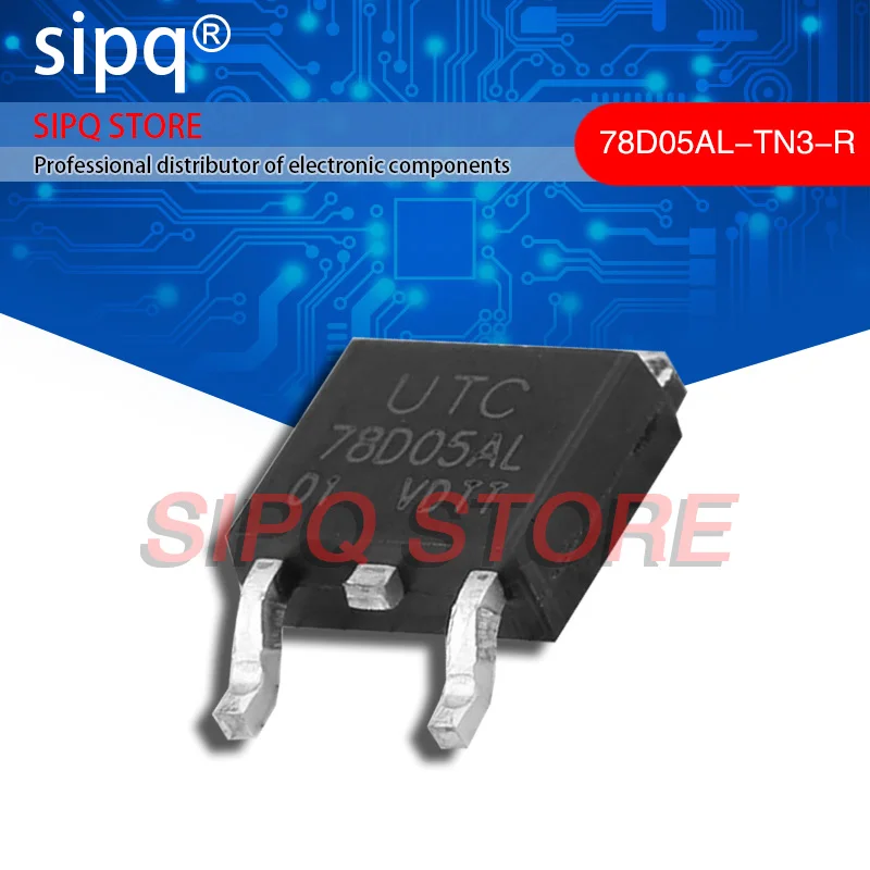 10PCS/LOT 78D05AL-TN3-R 78D05AL 1A Fixed 5V~5V Positive 35V TO-252-2(DPAK) Linear Voltage Regulators (LDO) New Original