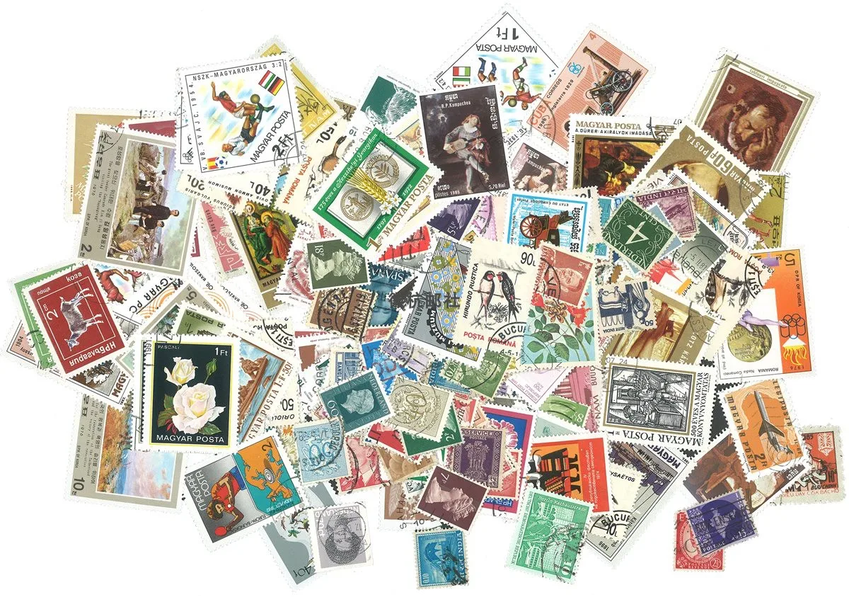 300 verschiedene Briefmarken zum Sammeln, echte gestempelte Briefmarken mit verschiedenen Themen, Retro-Sammelmaterial für Briefmarken, Sammlungsmaterial für Scrapbook – Detail 3