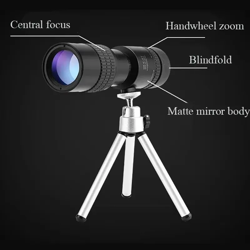 

Cellphone External Lens Metal Monocular Telescope 30x Zoom Monocular Binoculars Telescope High Quality Supports Smartphone 2025